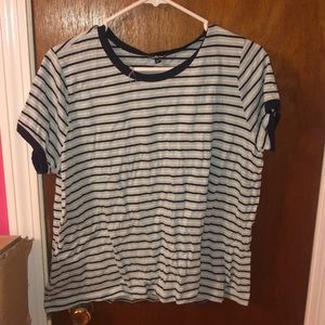 2 for $10 blue striped t shirt